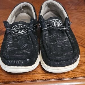Hey Dude Kids Charcoal Moccasins